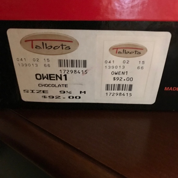 Brown leather sling back pumps from Talbots - Picture 5 of 5